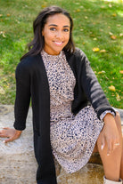 Ophelia Animal Print Shirred Waist Dress (Online Exclusive) - Uptown Boutique Ramona