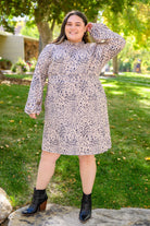Ophelia Animal Print Shirred Waist Dress (Online Exclusive) - Uptown Boutique Ramona