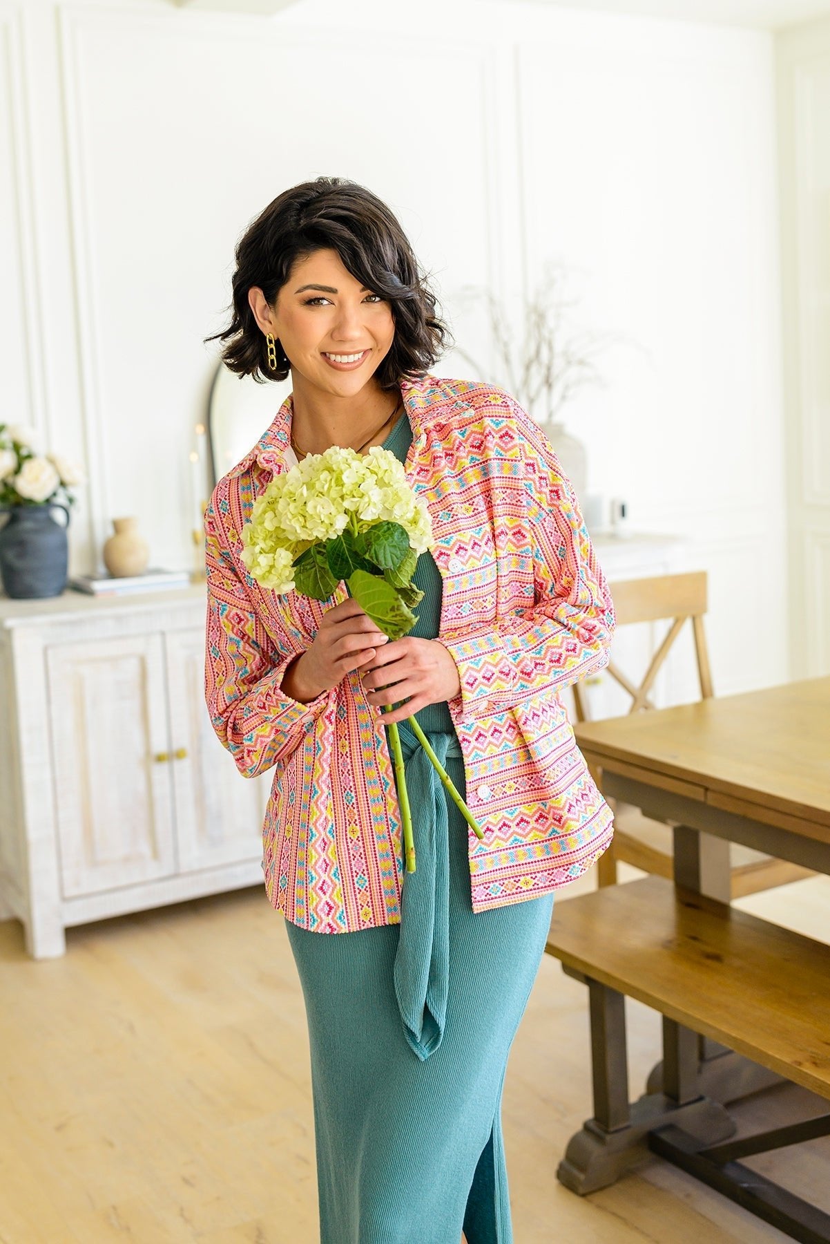 Out on the Town Tie Detail Midi Dress (Online Exclusive) - Uptown Boutique Ramona