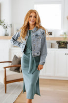 Out on the Town Tie Detail Midi Dress (Online Exclusive) - Uptown Boutique Ramona