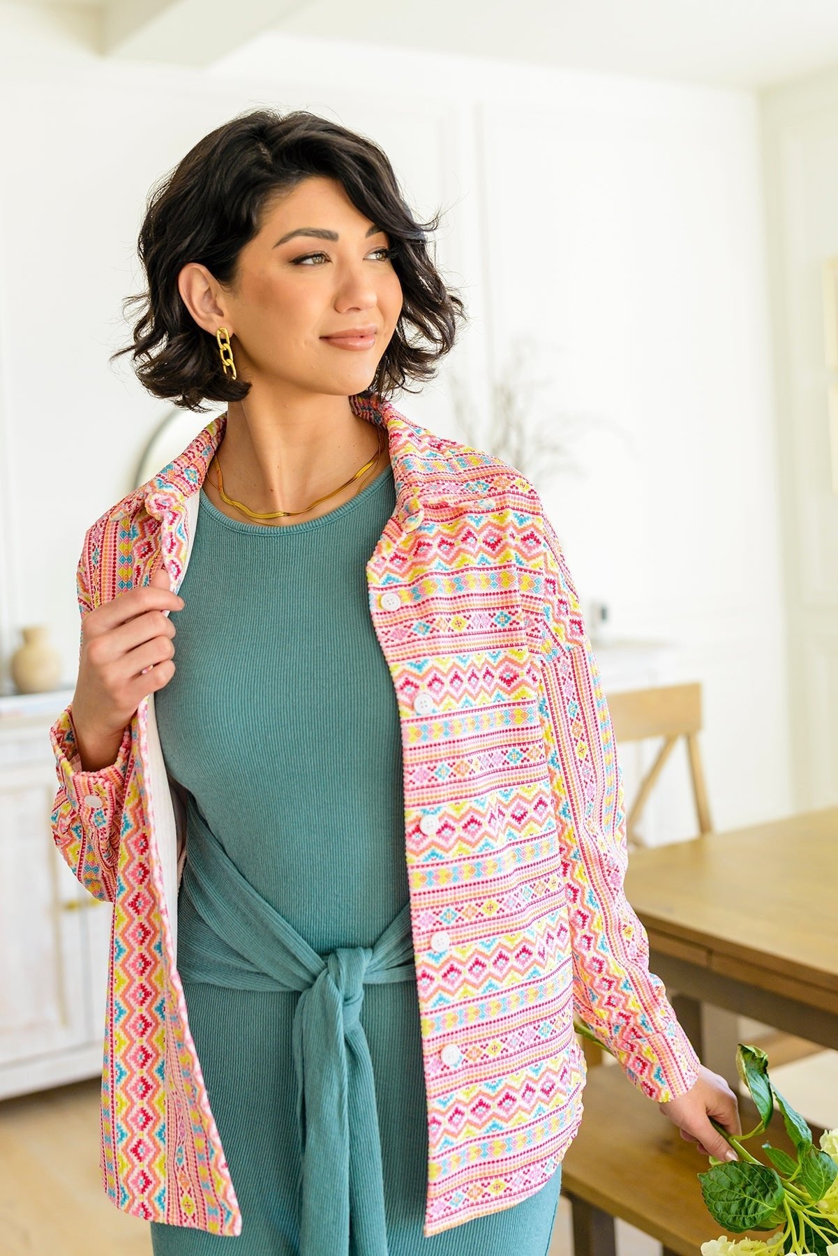 Out on the Town Tie Detail Midi Dress (Online Exclusive) - Uptown Boutique Ramona