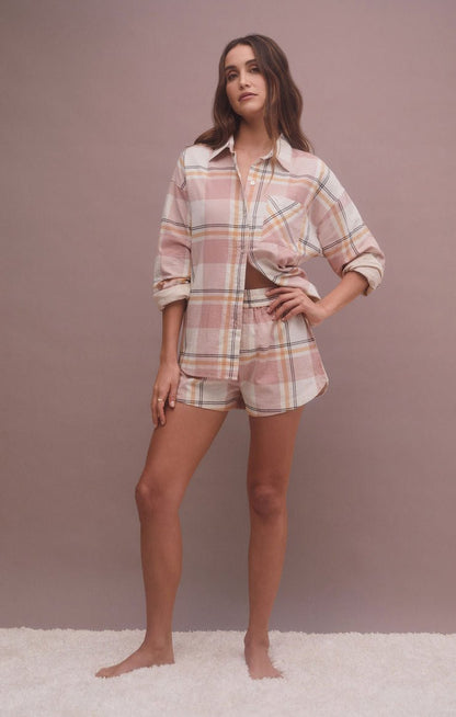 Out West Plaid Shirt - Uptown Boutique Ramona