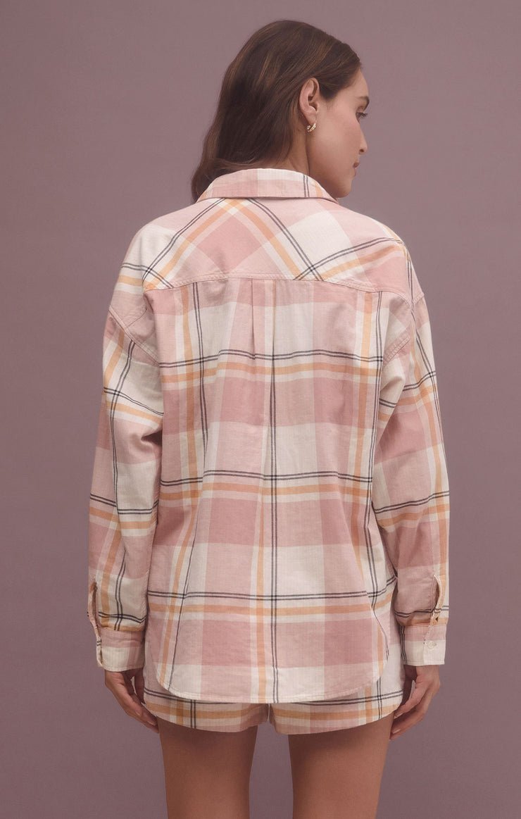 Out West Plaid Shirt - Uptown Boutique Ramona