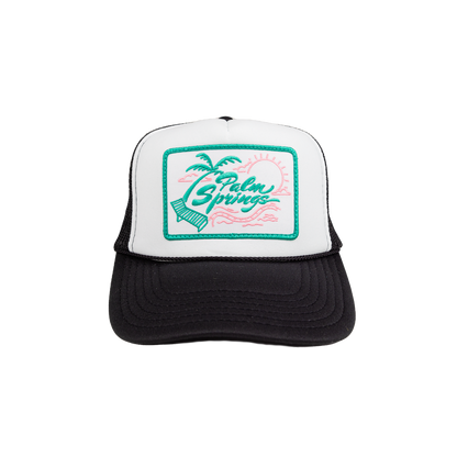 Palm Springs Patch Trucker Hat