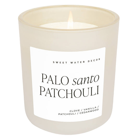 Palo Santo Patchouli Candle - Uptown Boutique Ramona