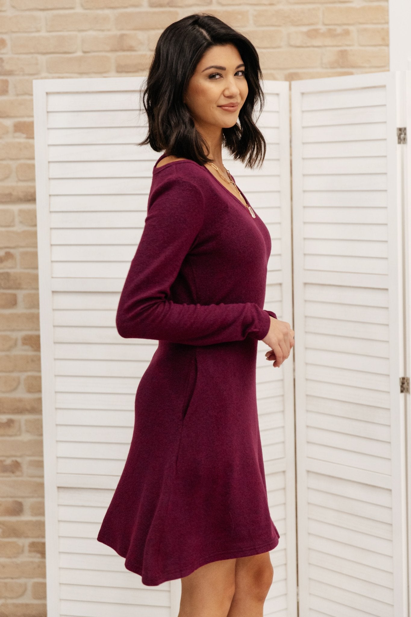 Paloma Tunic In Burgundy (Online Exclusive) - Uptown Boutique Ramona