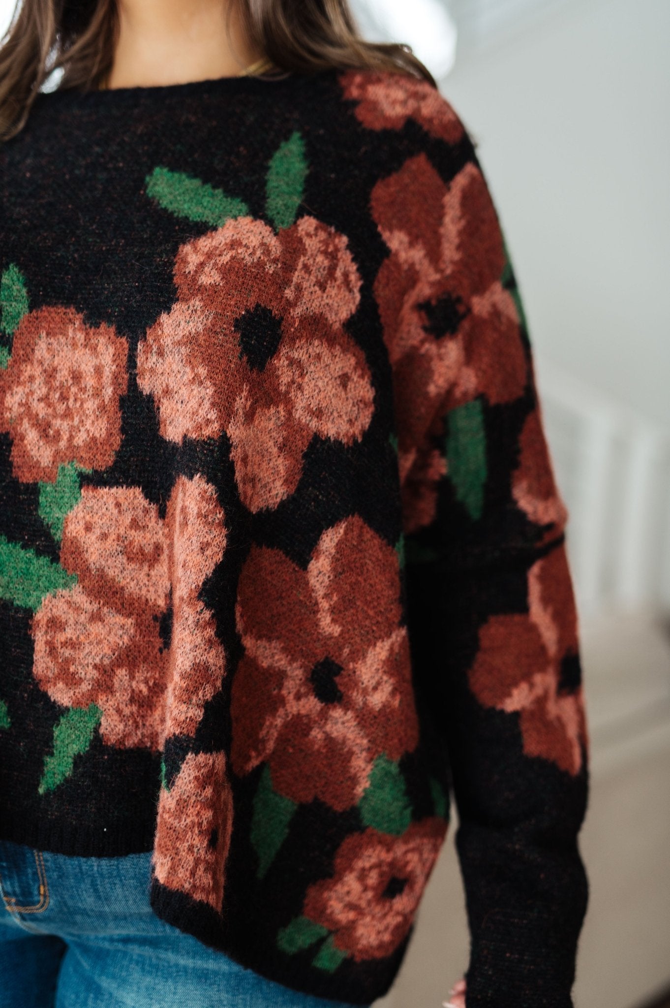 Parisian Garden Sweater (Online Exclusive) - Uptown Boutique Ramona