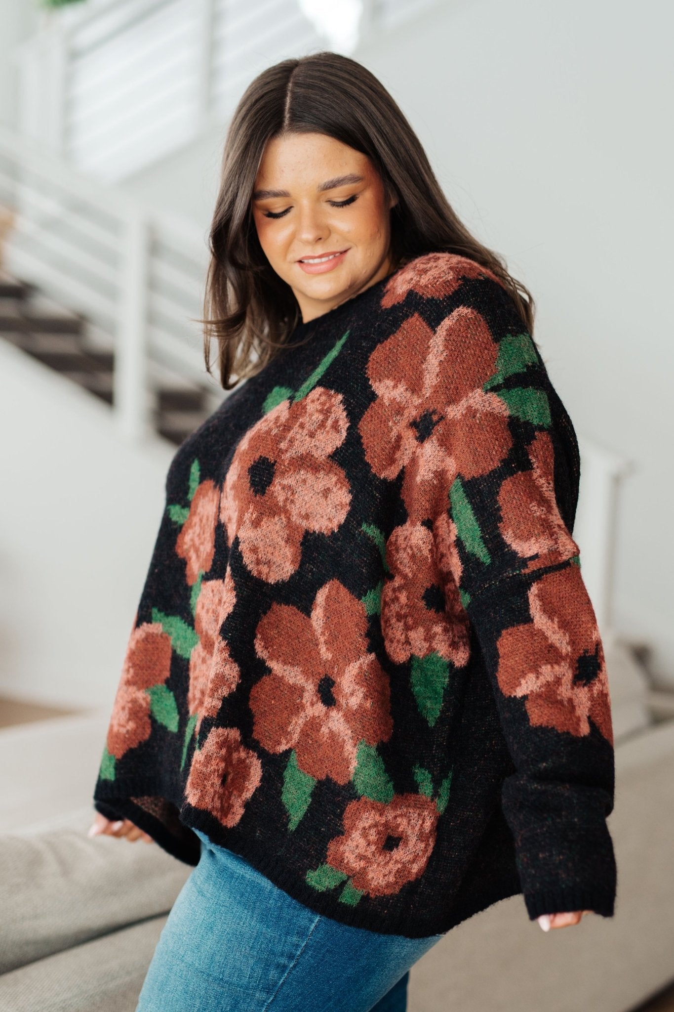 Parisian Garden Sweater (Online Exclusive) - Uptown Boutique Ramona