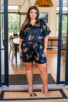 Party Animal Leopard Print Satin Set in Black (Online Exclusive) - Uptown Boutique Ramona