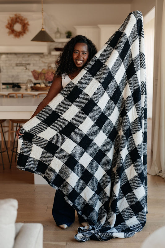 Penny Blanket Single Cuddle Size in Plaid (Online Exclusive) - Uptown Boutique Ramona