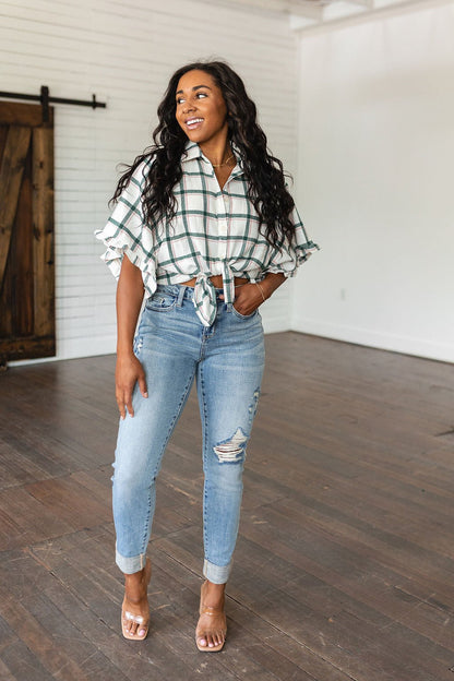 Perfect Picnic Plaid Top (Online Exclusive) - Uptown Boutique Ramona