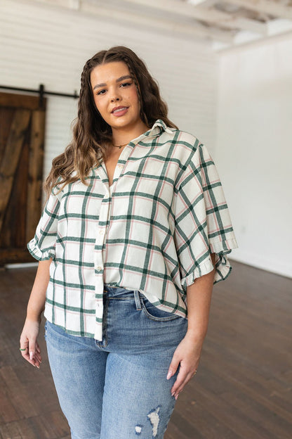 Perfect Picnic Plaid Top (Online Exclusive) - Uptown Boutique Ramona