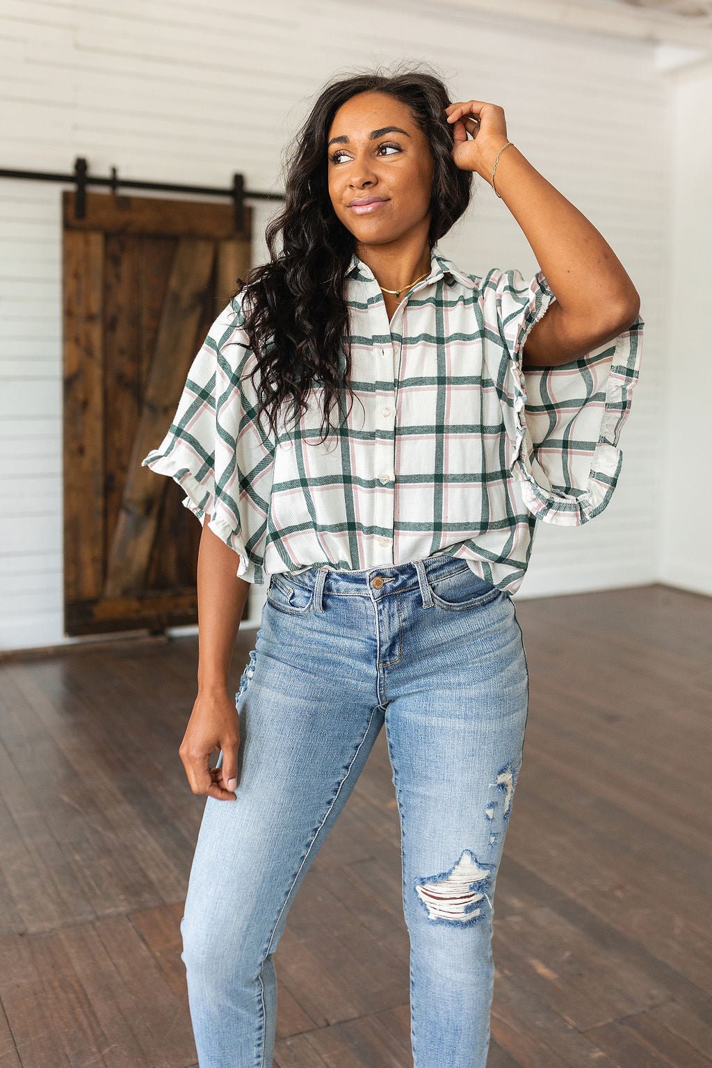 Perfect Picnic Plaid Top (Online Exclusive) - Uptown Boutique Ramona