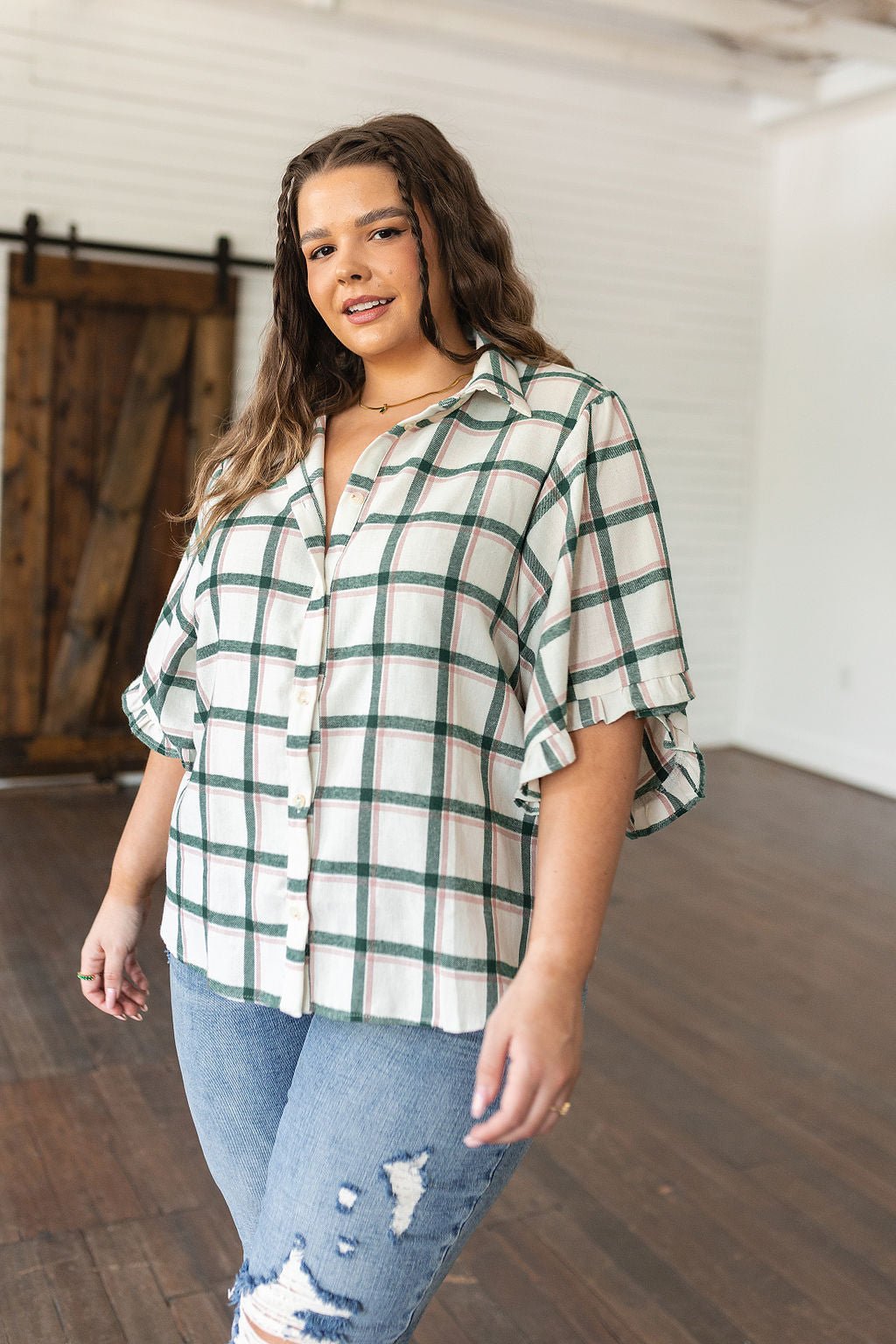 Perfect Picnic Plaid Top (Online Exclusive) - Uptown Boutique Ramona