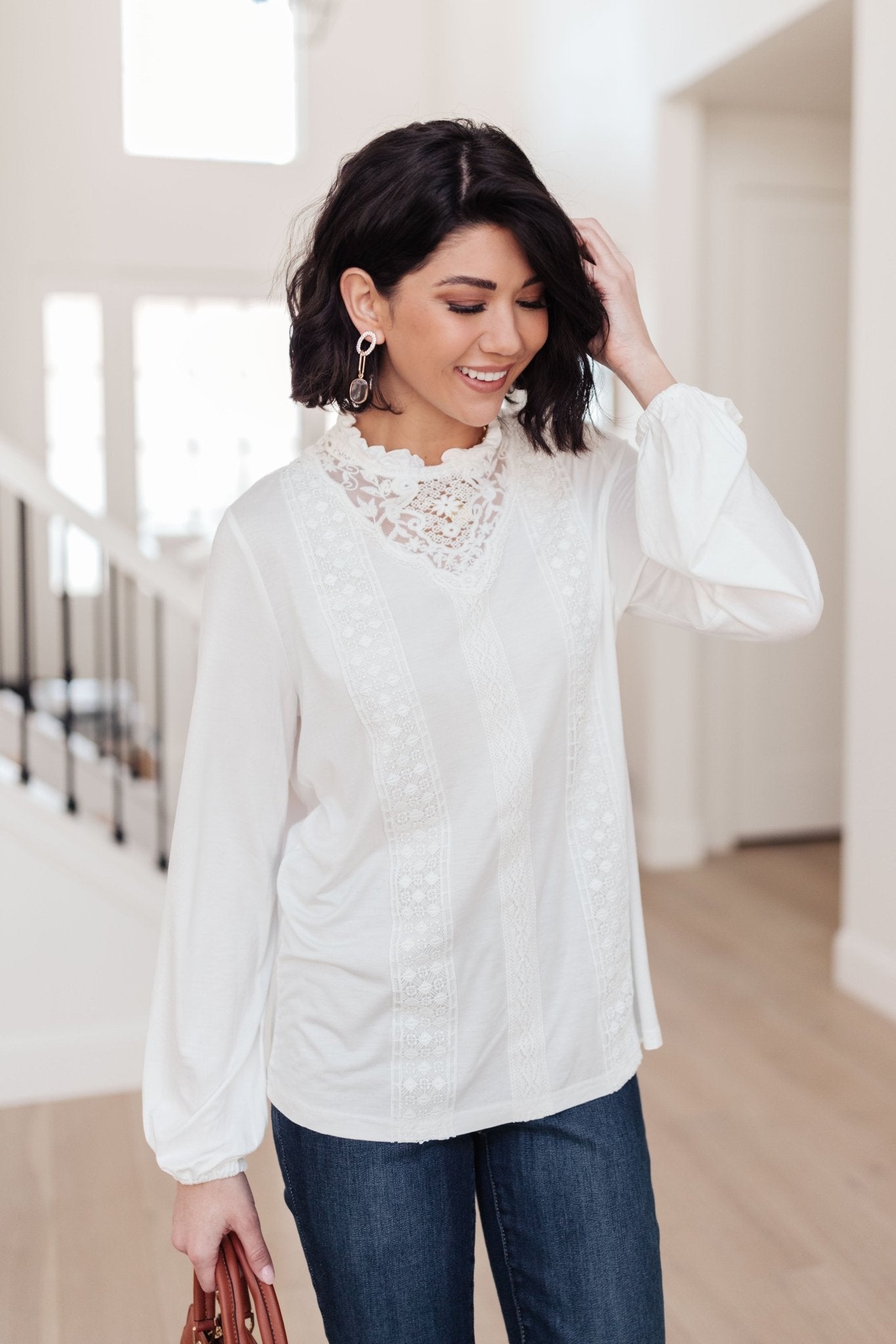 Picture This Top In Off White (Online Exclusive) - Uptown Boutique Ramona