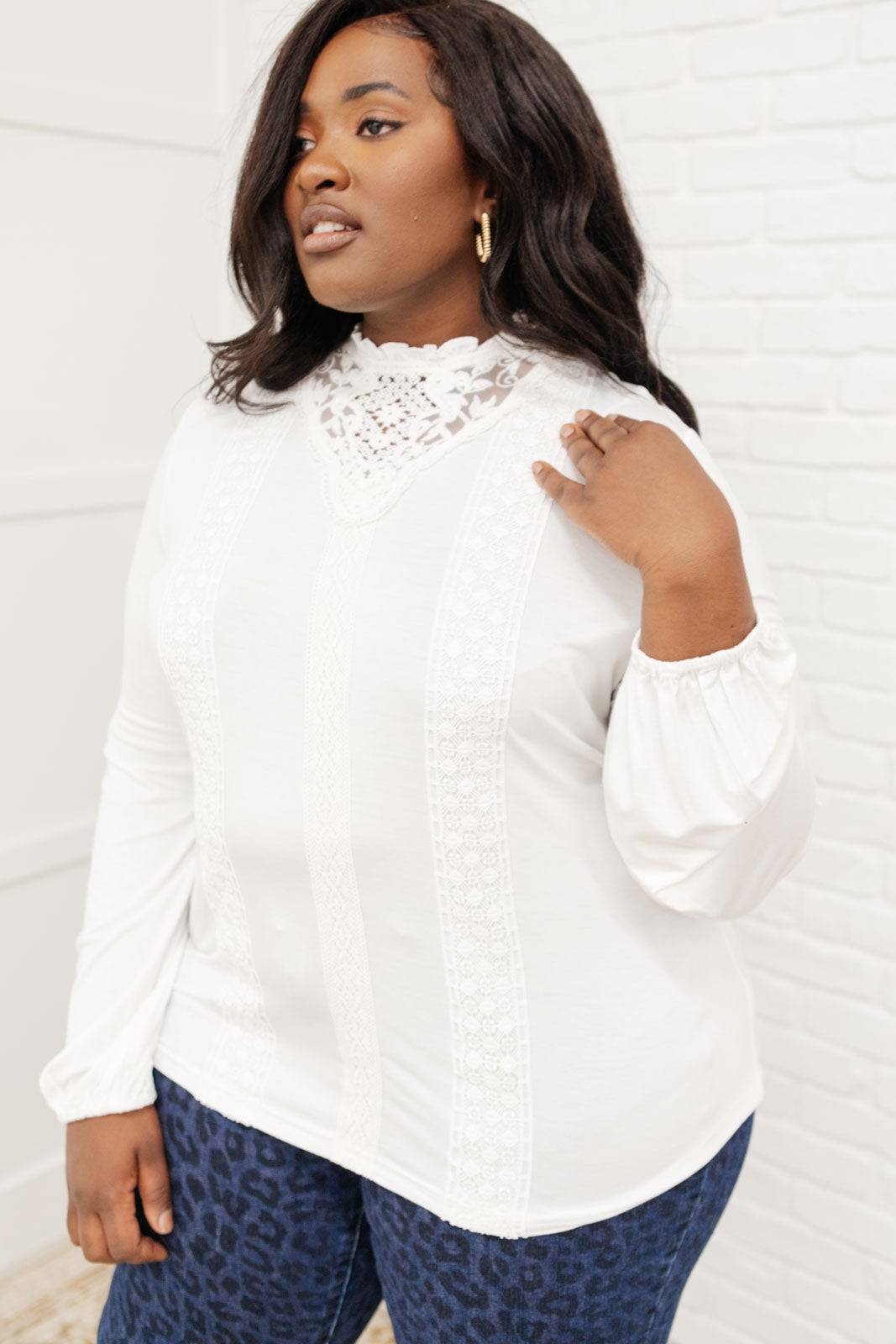 Picture This Top In Off White (Online Exclusive) - Uptown Boutique Ramona