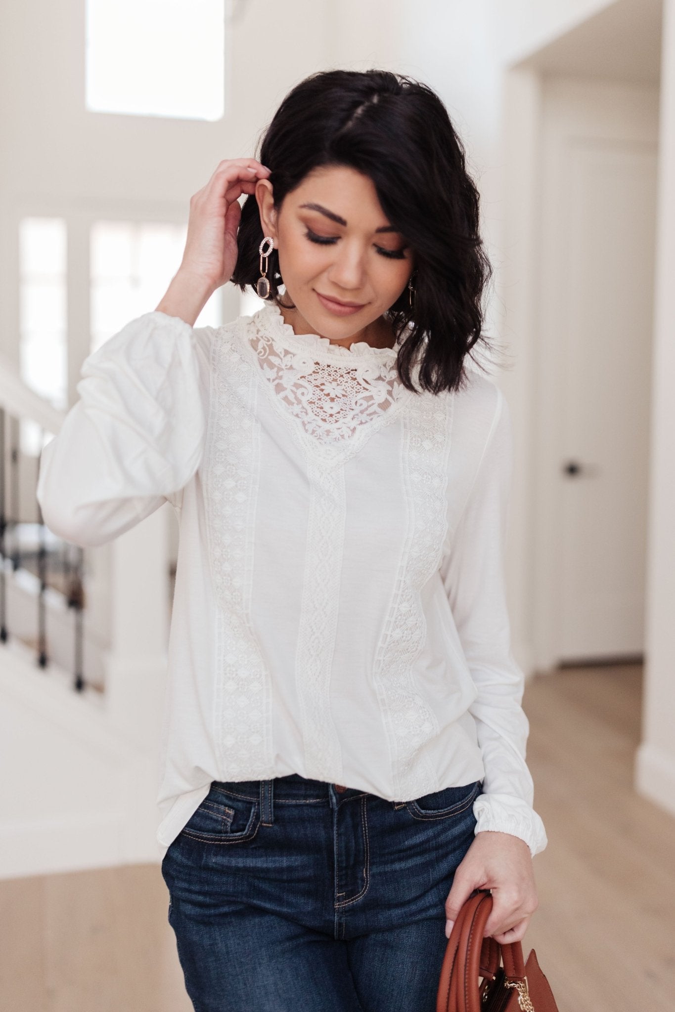 Picture This Top In Off White (Online Exclusive) - Uptown Boutique Ramona