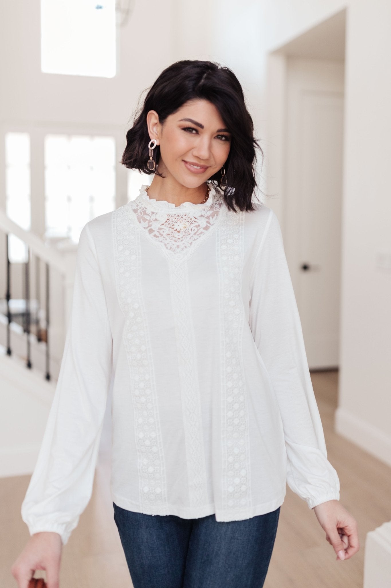 Picture This Top In Off White (Online Exclusive) - Uptown Boutique Ramona