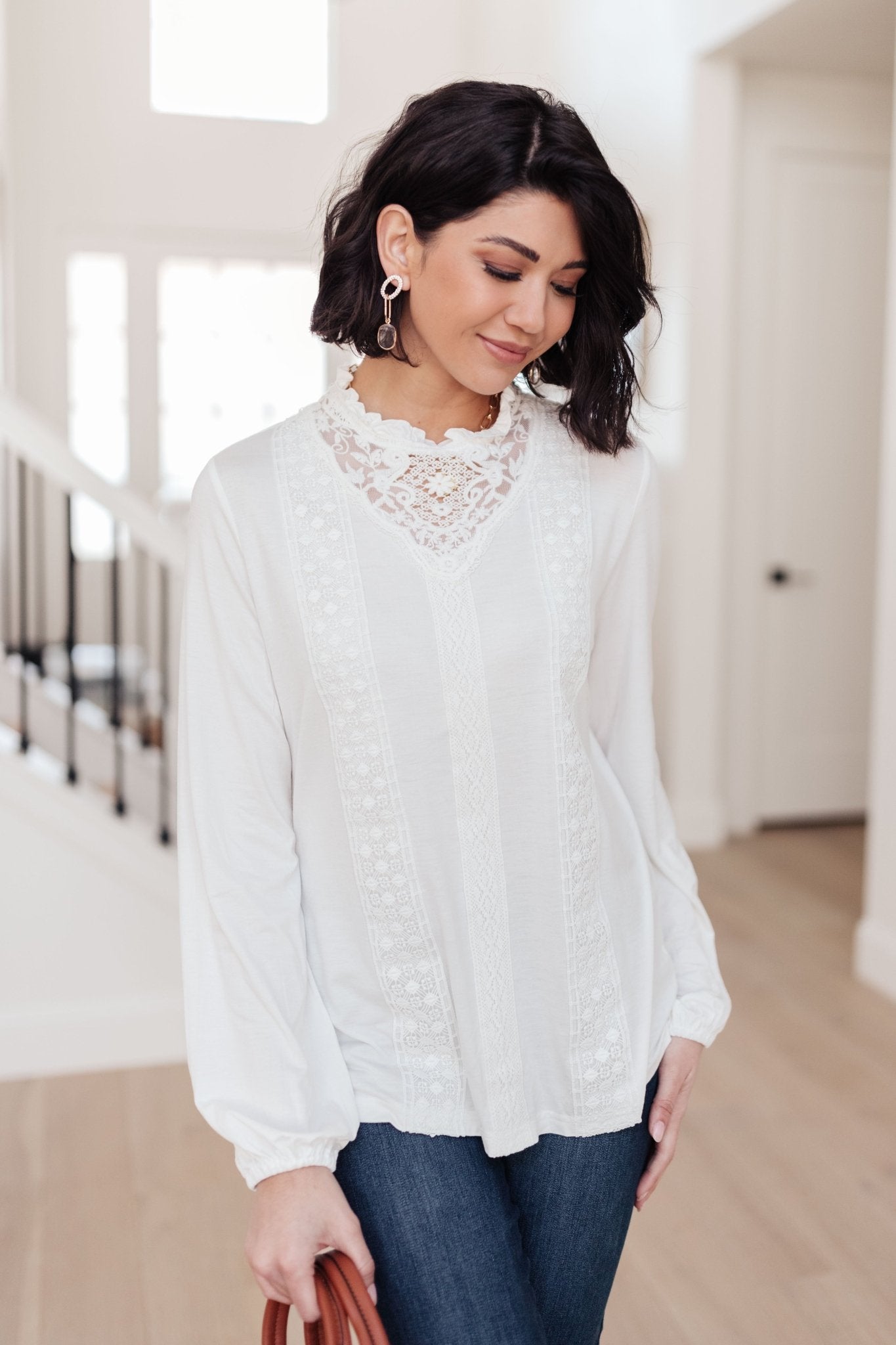 Picture This Top In Off White (Online Exclusive) - Uptown Boutique Ramona