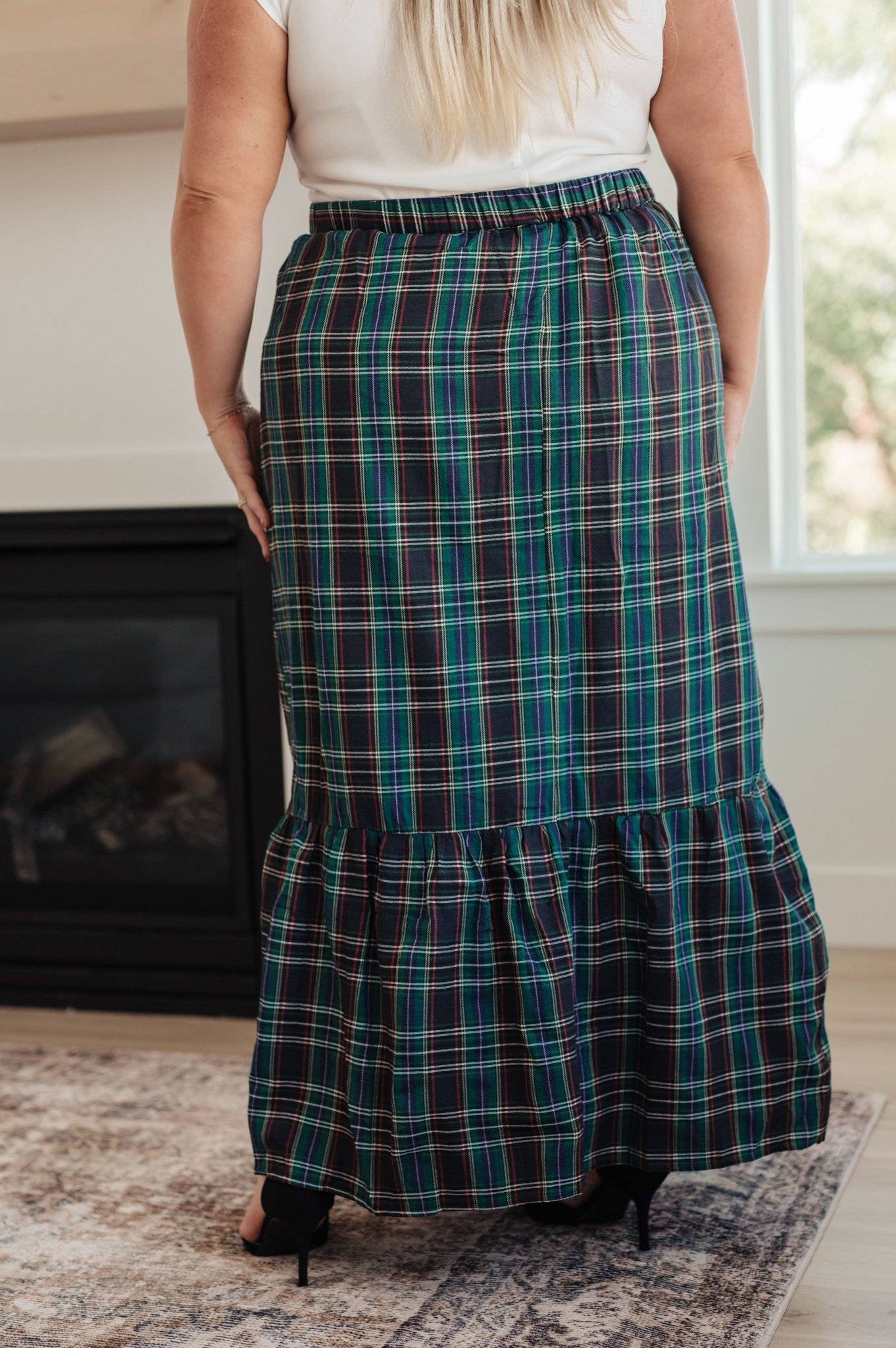 Plaid Perfection Maxi Skirt (Online Exclusive) - Uptown Boutique Ramona