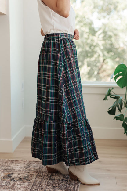 Plaid Perfection Maxi Skirt (Online Exclusive) - Uptown Boutique Ramona