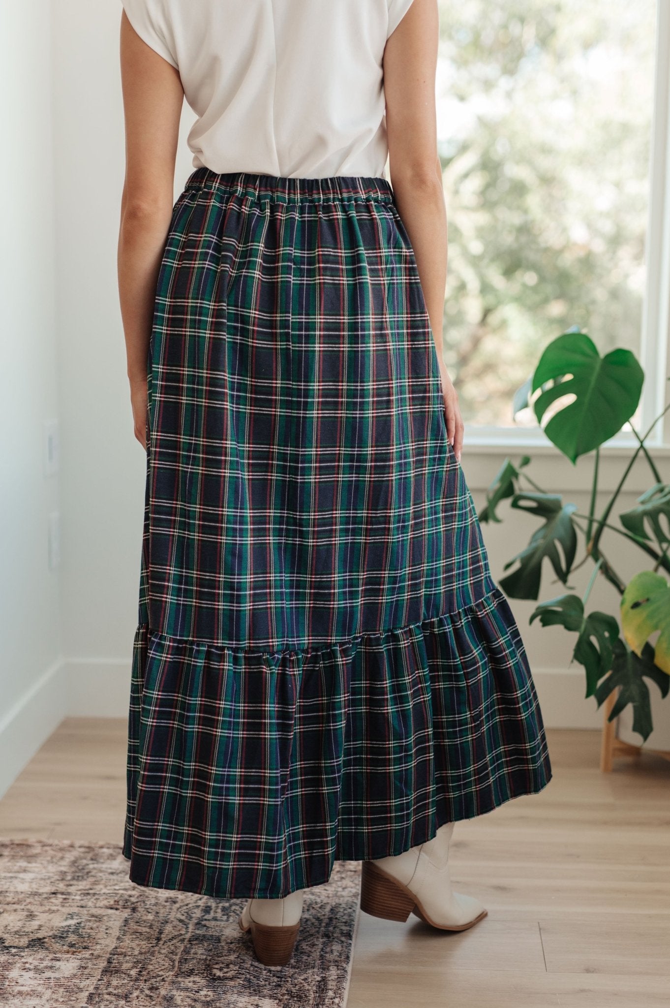 Plaid Perfection Maxi Skirt (Online Exclusive) - Uptown Boutique Ramona