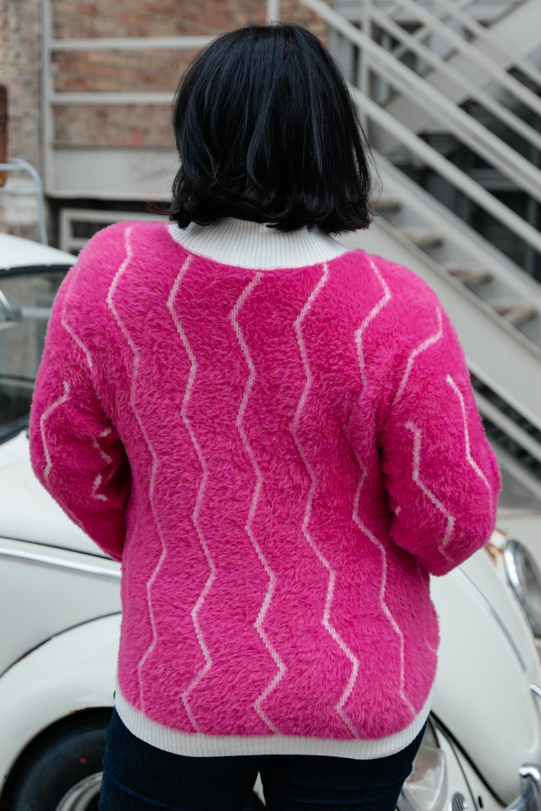 Pop Culture Zig Zag Sweater (Online Exclusive) - Uptown Boutique Ramona