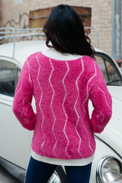 Pop Culture Zig Zag Sweater (Online Exclusive) - Uptown Boutique Ramona