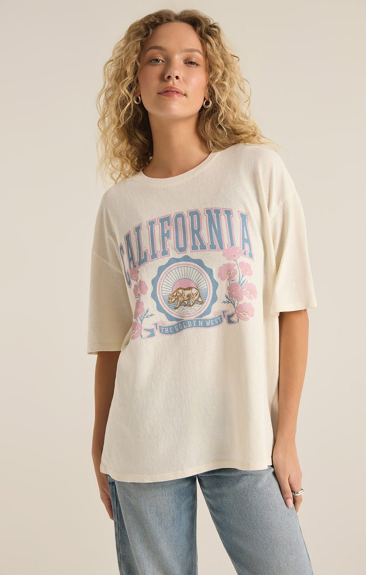 POPPY BEAR SOCAL OVERSIZED TEE - Uptown Boutique Ramona