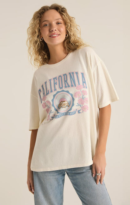 POPPY BEAR SOCAL OVERSIZED TEE - Uptown Boutique Ramona