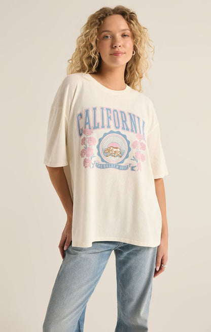 POPPY BEAR SOCAL OVERSIZED TEE - Uptown Boutique Ramona