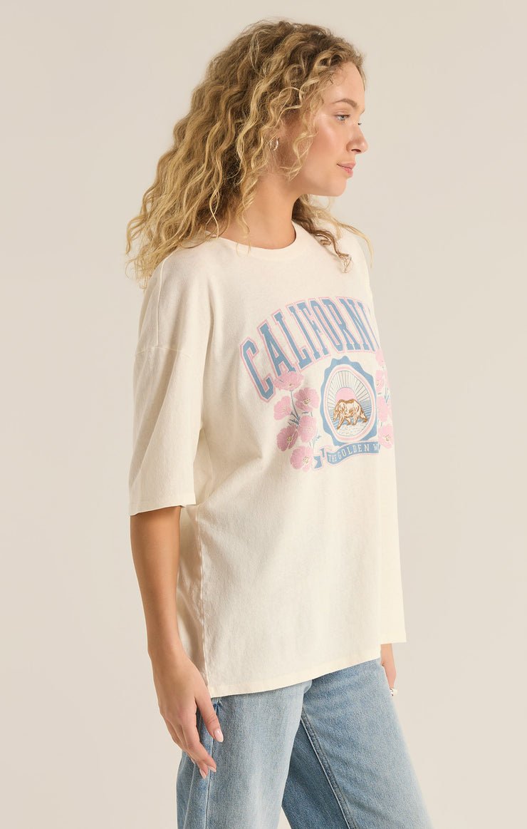 POPPY BEAR SOCAL OVERSIZED TEE - Uptown Boutique Ramona