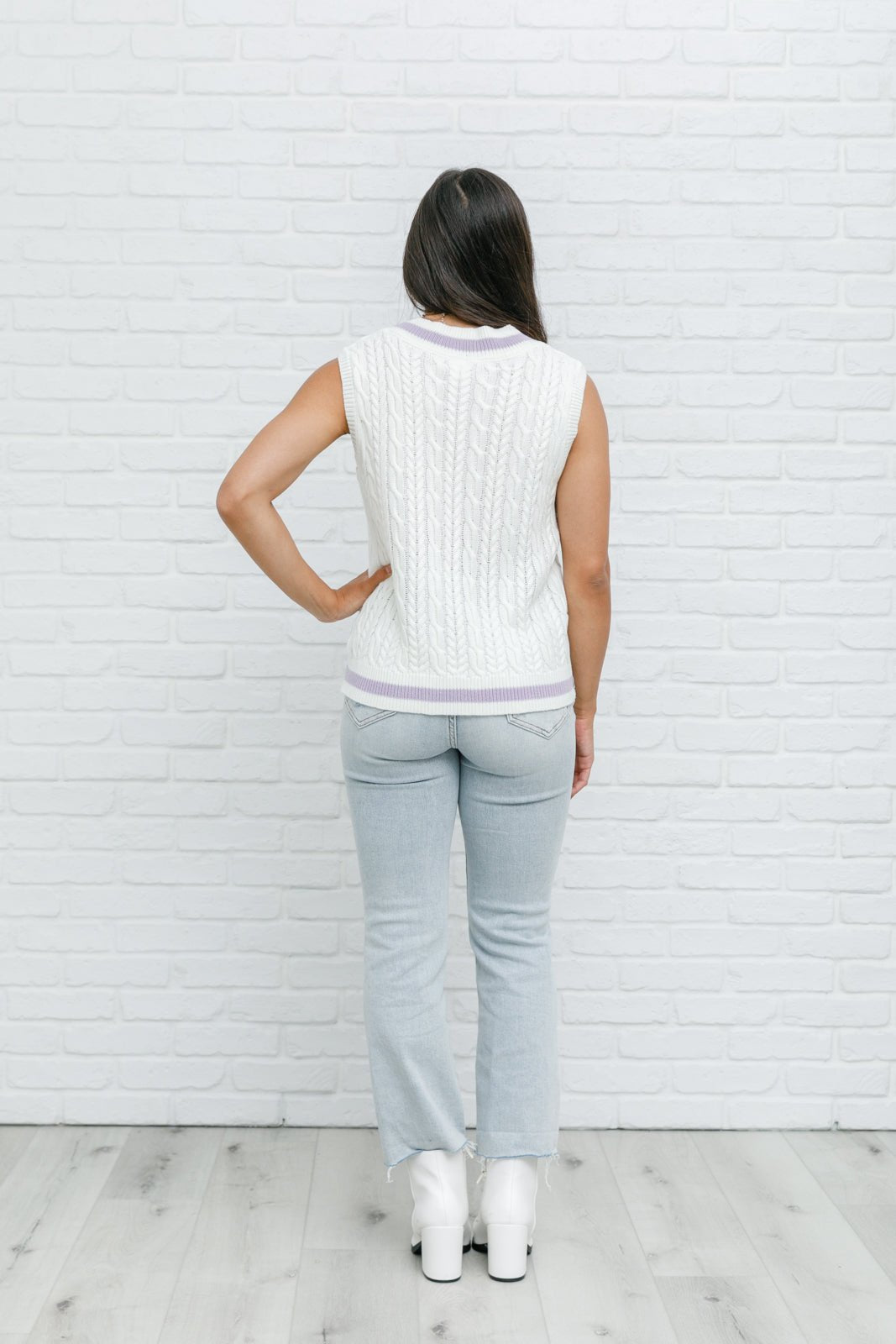 Power Girl Sweater Vest (Online Exclusive) - Uptown Boutique Ramona
