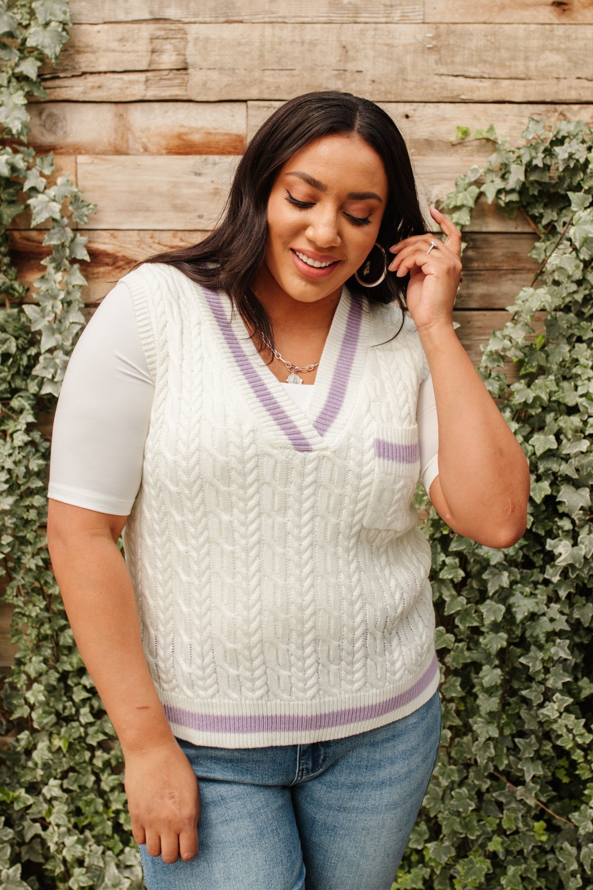 Power Girl Sweater Vest (Online Exclusive) - Uptown Boutique Ramona