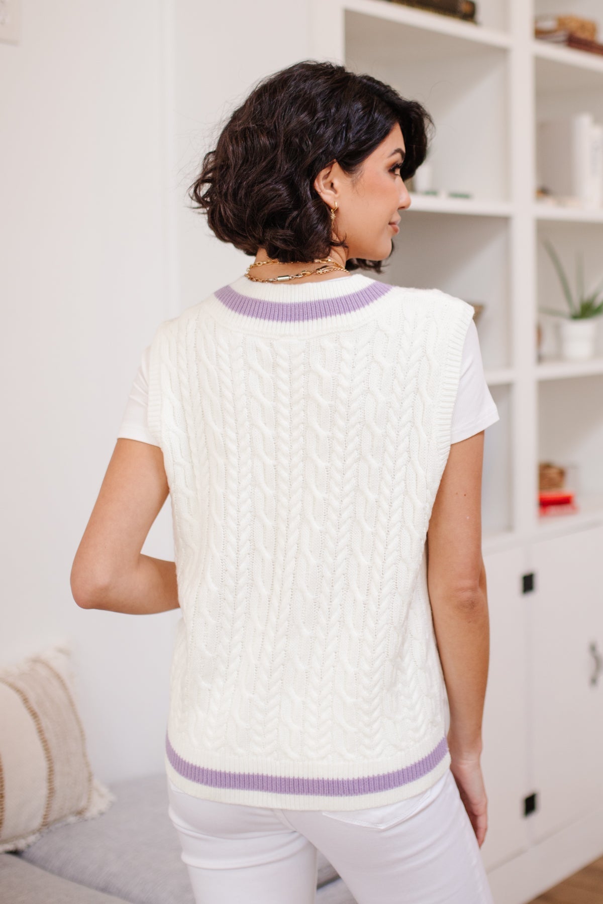 Power Girl Sweater Vest (Online Exclusive) - Uptown Boutique Ramona