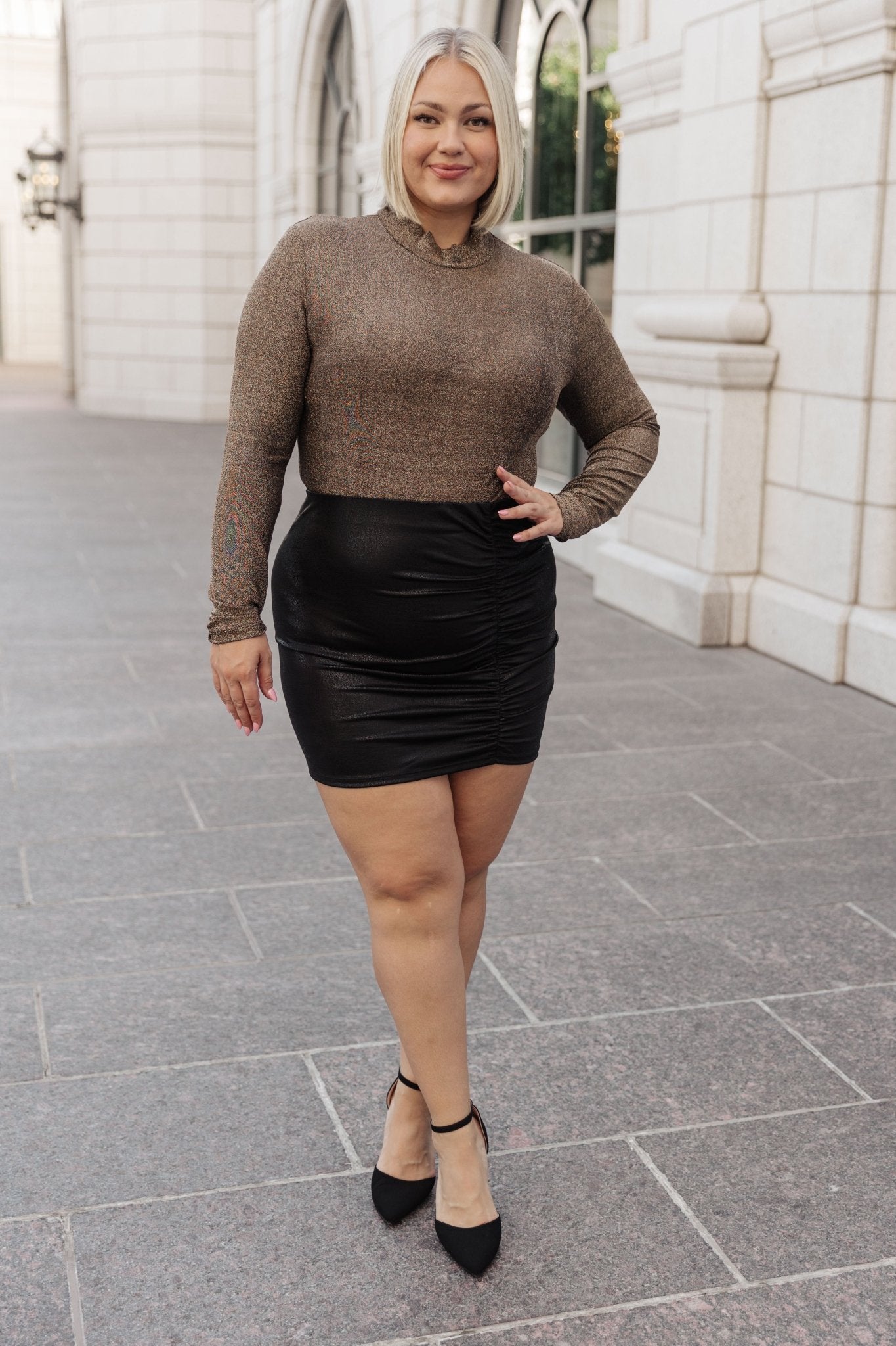 Pretty Mini Pebble Mini Skirt (Online Exclusive) - Uptown Boutique Ramona