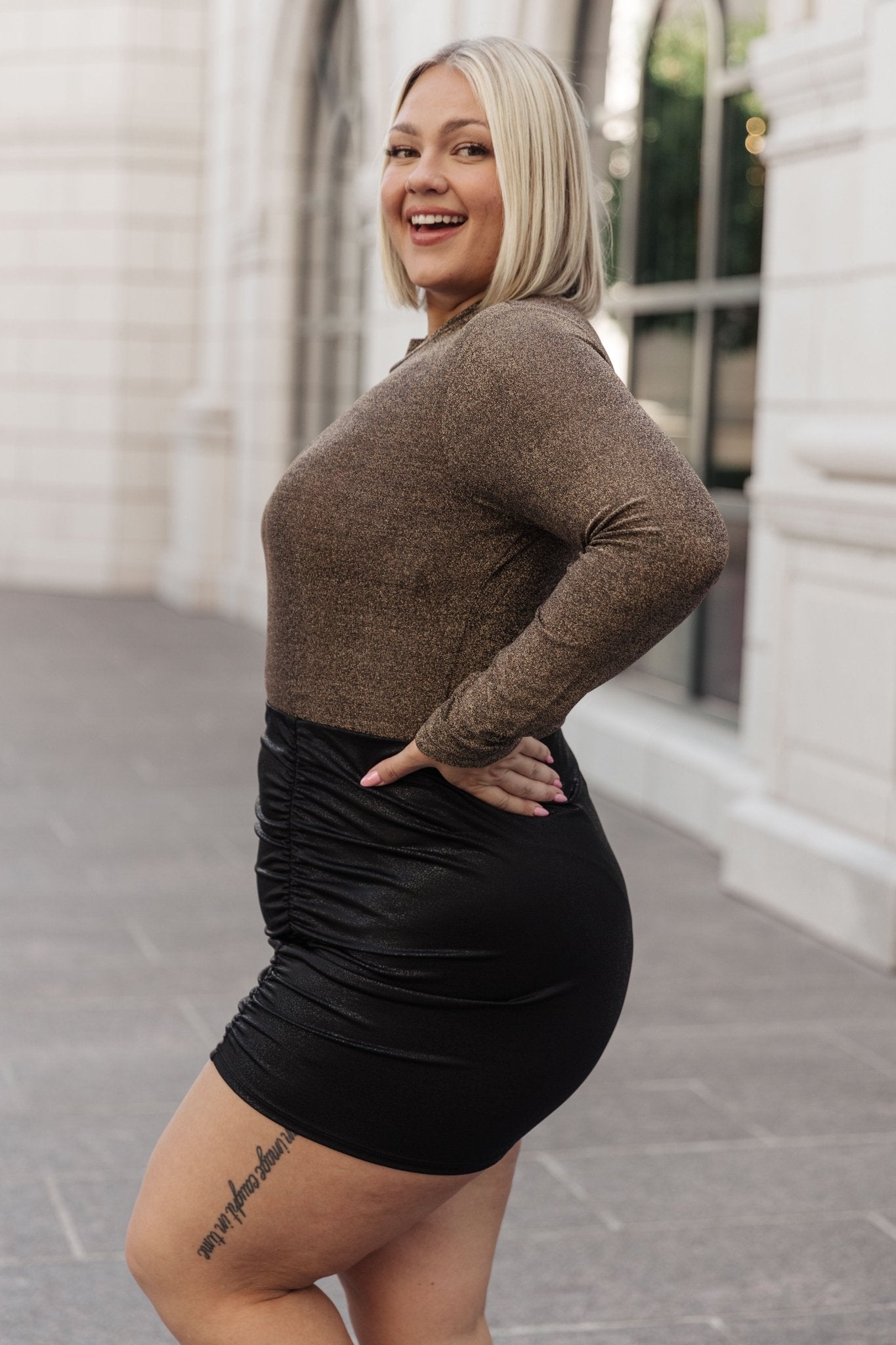 Pretty Mini Pebble Mini Skirt (Online Exclusive) - Uptown Boutique Ramona