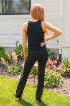 Previous Engagement Halter Neck Sweater Tank in Black - Uptown Boutique Ramona