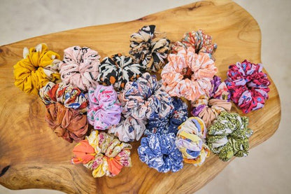 Printed Scrunchies - Uptown Boutique Ramona