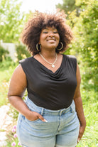 Promise Bodysuit in Black (Online Exclusive) - Uptown Boutique Ramona