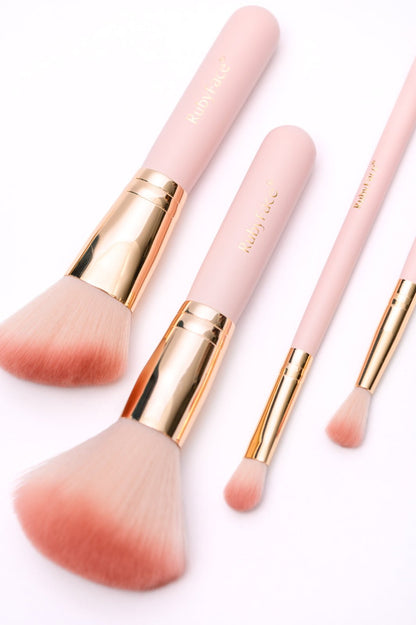 Pure Glam 5 Piece Brush Set with Bag (Online Exclusive) - Uptown Boutique Ramona