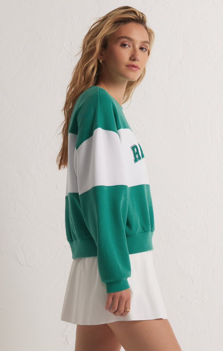 RACQUET SWEATSHIRT - Uptown Boutique Ramona