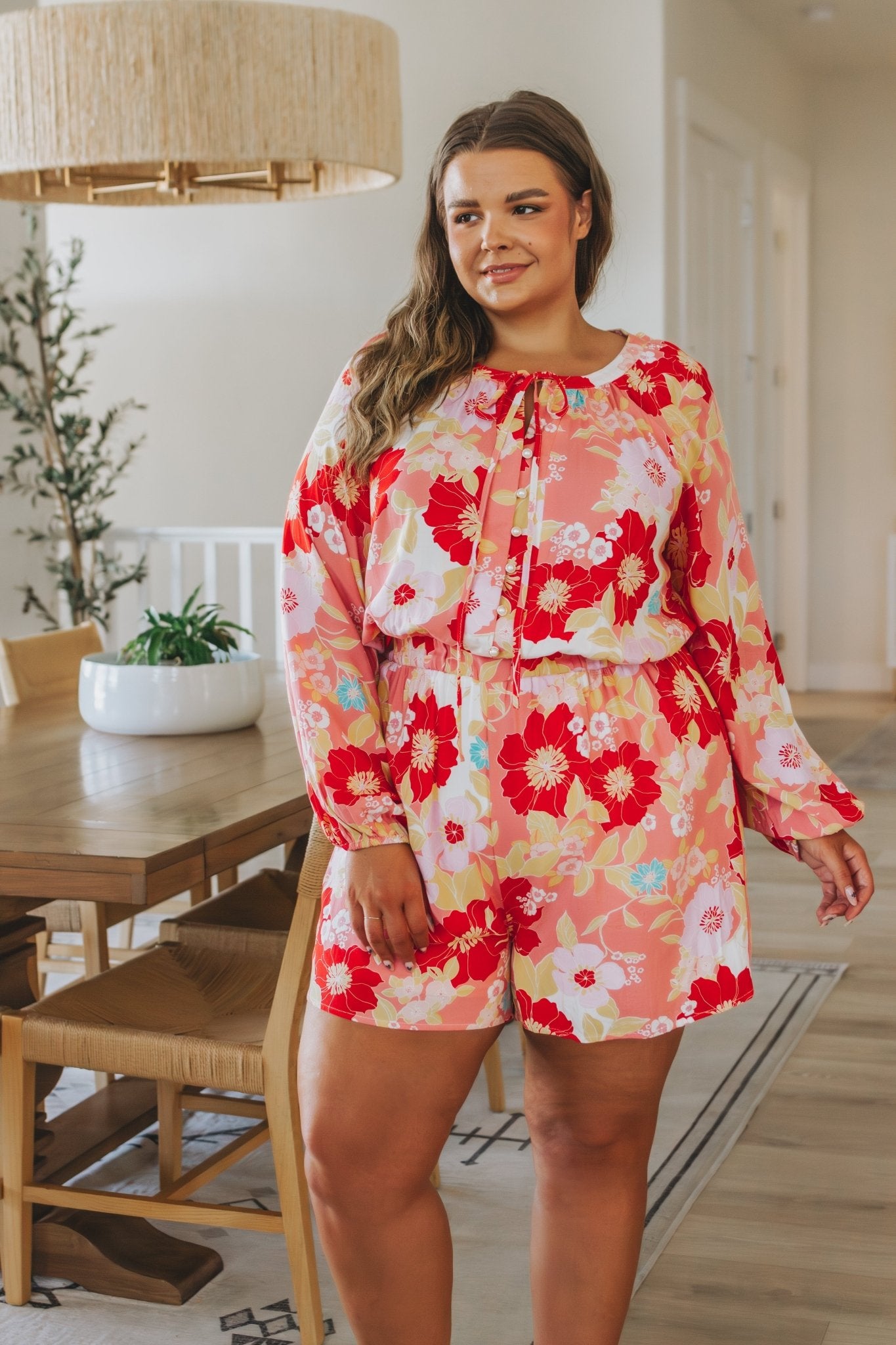 Rare Beauty Floral Romper (Online Exclusive) - Uptown Boutique Ramona