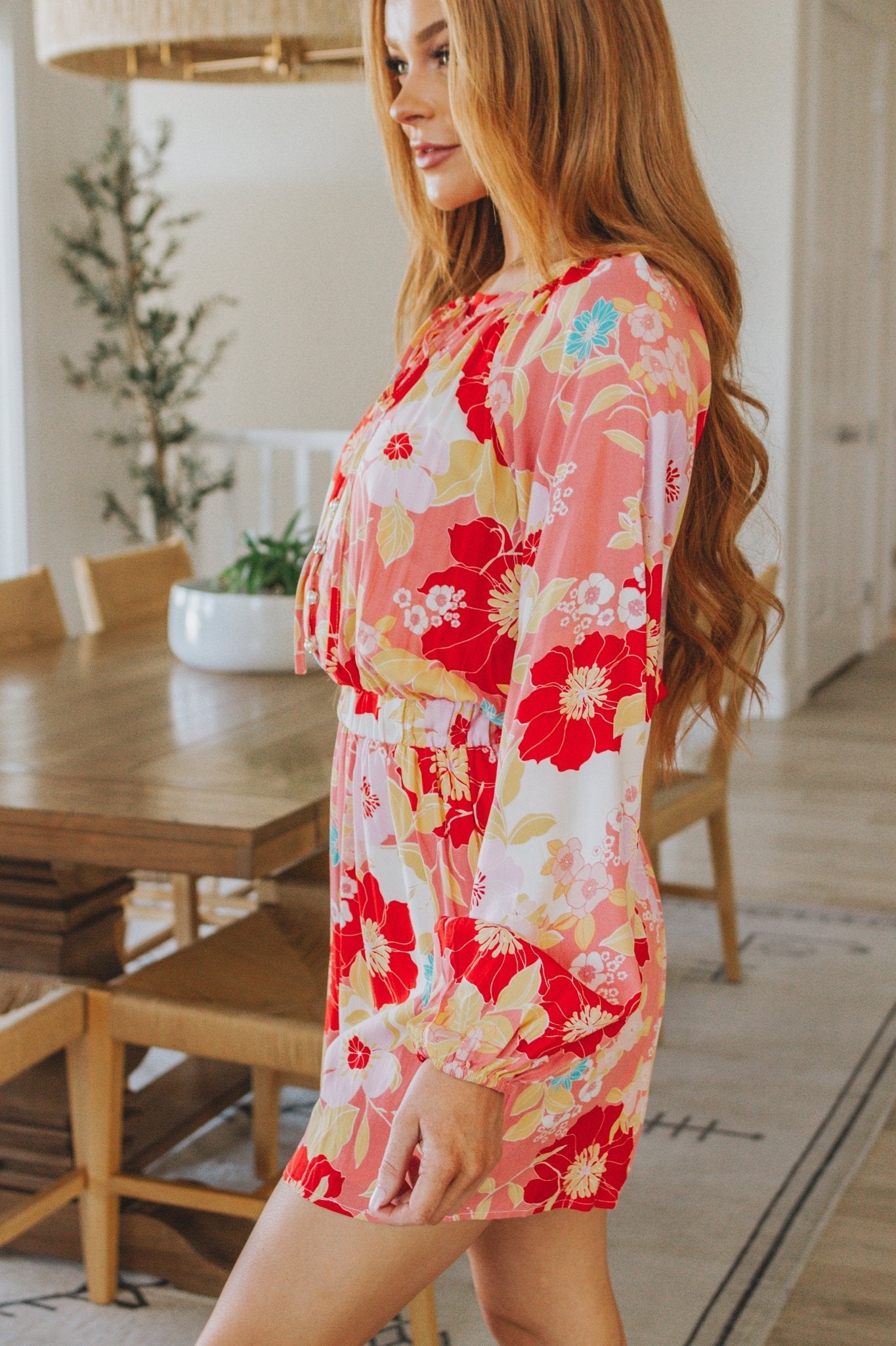 Rare Beauty Floral Romper (Online Exclusive) - Uptown Boutique Ramona