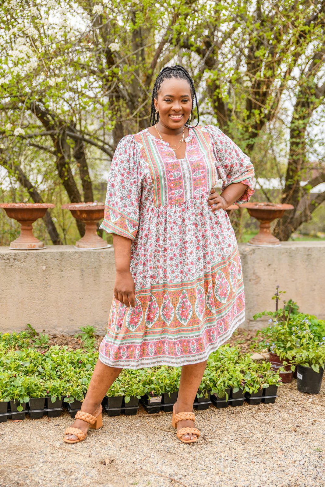 Ready To Garden Dress (Online Exclusive) - Uptown Boutique Ramona