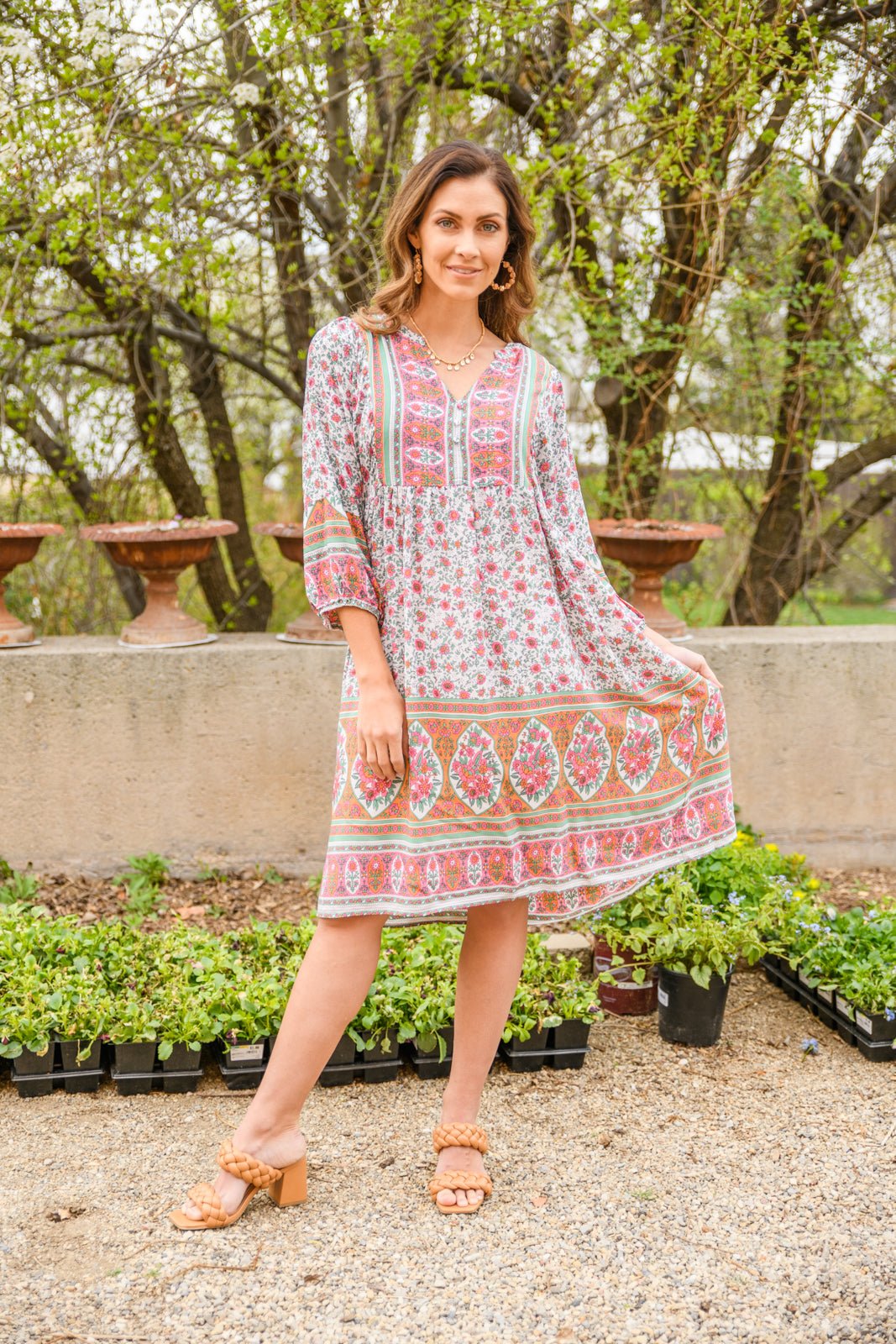 Ready To Garden Dress (Online Exclusive) - Uptown Boutique Ramona