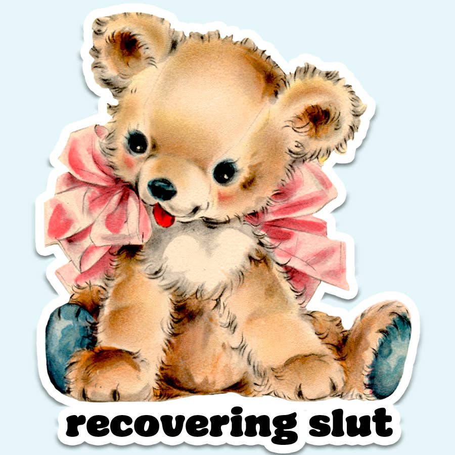 Recovering Slut Sticker - Uptown Boutique Ramona