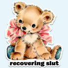 Recovering Slut Sticker - Uptown Boutique Ramona
