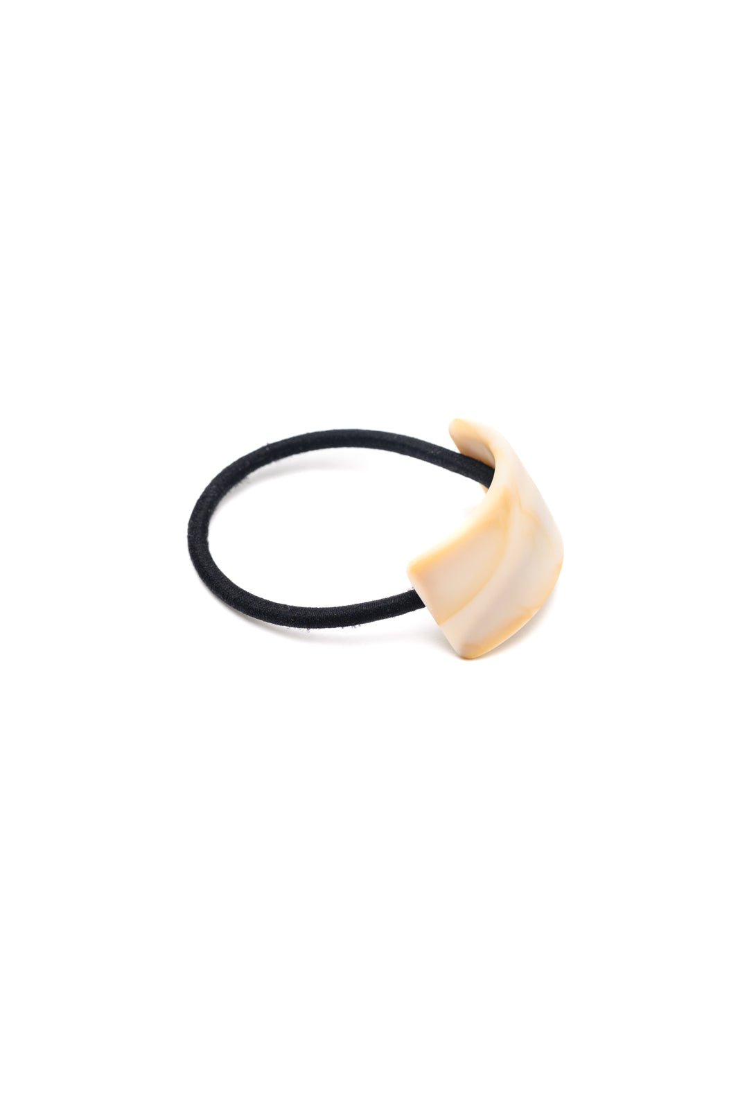 Rectangle Cuff Hair Tie Elastic in Ivory (Online Exclusive) - Uptown Boutique Ramona