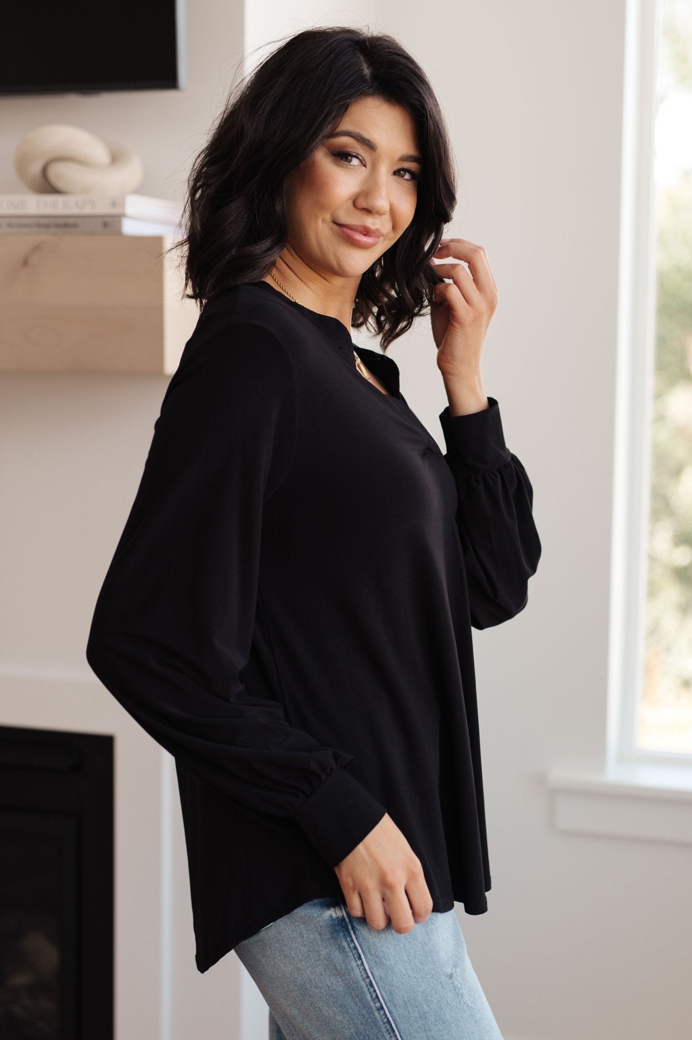 Relatively Relatable V - Neck Top (Online Exclusive) - Uptown Boutique Ramona